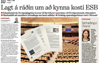 Mikilvægt að blekkja landsmenn að atkvæðagreiðslan snúist ekki um aðild Íslands að ESB